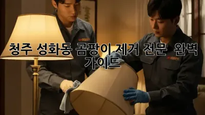 청주 성화동 곰팡이 제거 전문 💯 완벽 가이드